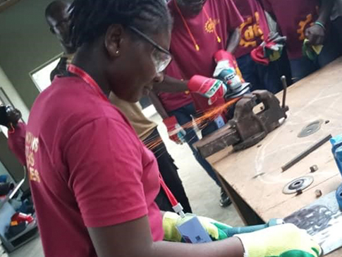 World_Youth_Skills_Day_-_Sylvia_at_the_Design_Technology_Institute_Ghana