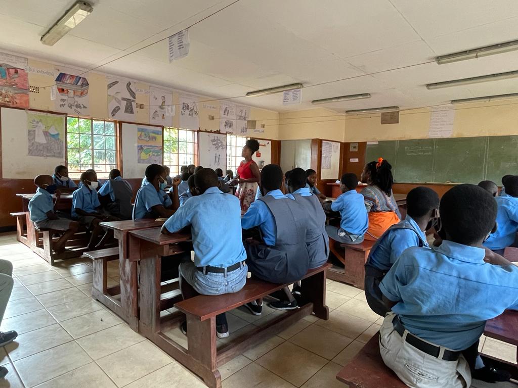 Linley, Learner Guide session in Malawi