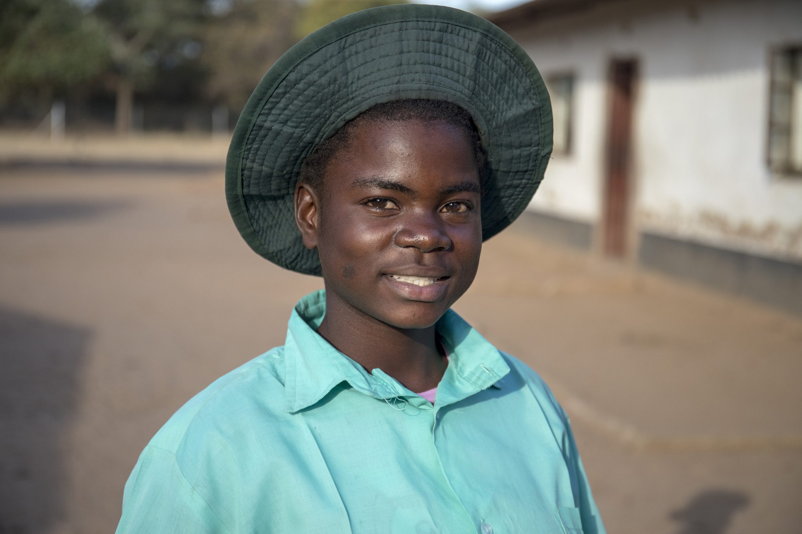 A portrait of Shushuna, a secondary student from Muzarabani, Zimbabwe.