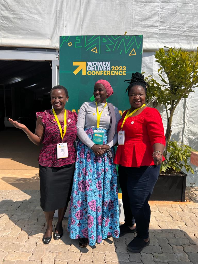 Lydia-Wilbard-Asimawu-Tahiru-CAMA-Angie-Murimirwa-Women-Deliver-Conference-Kigali-Rwanda-July-2023