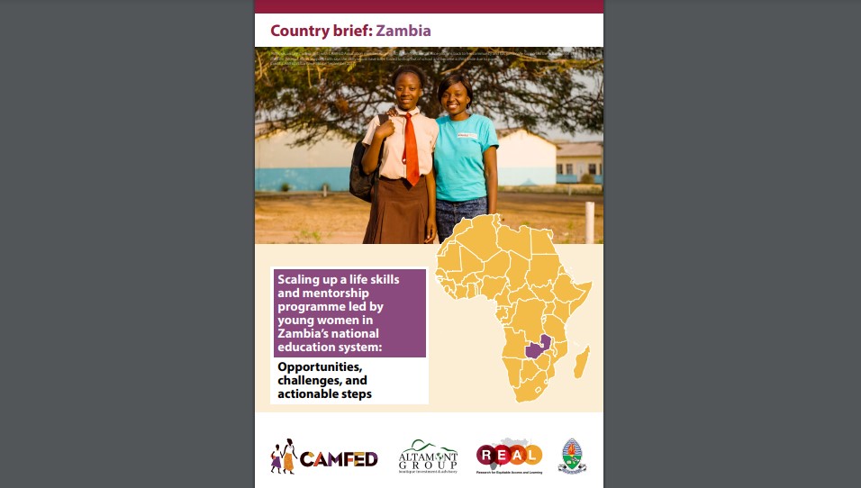 Zambia Policy Brief REAL Centre Altamont CAMFED July 2023