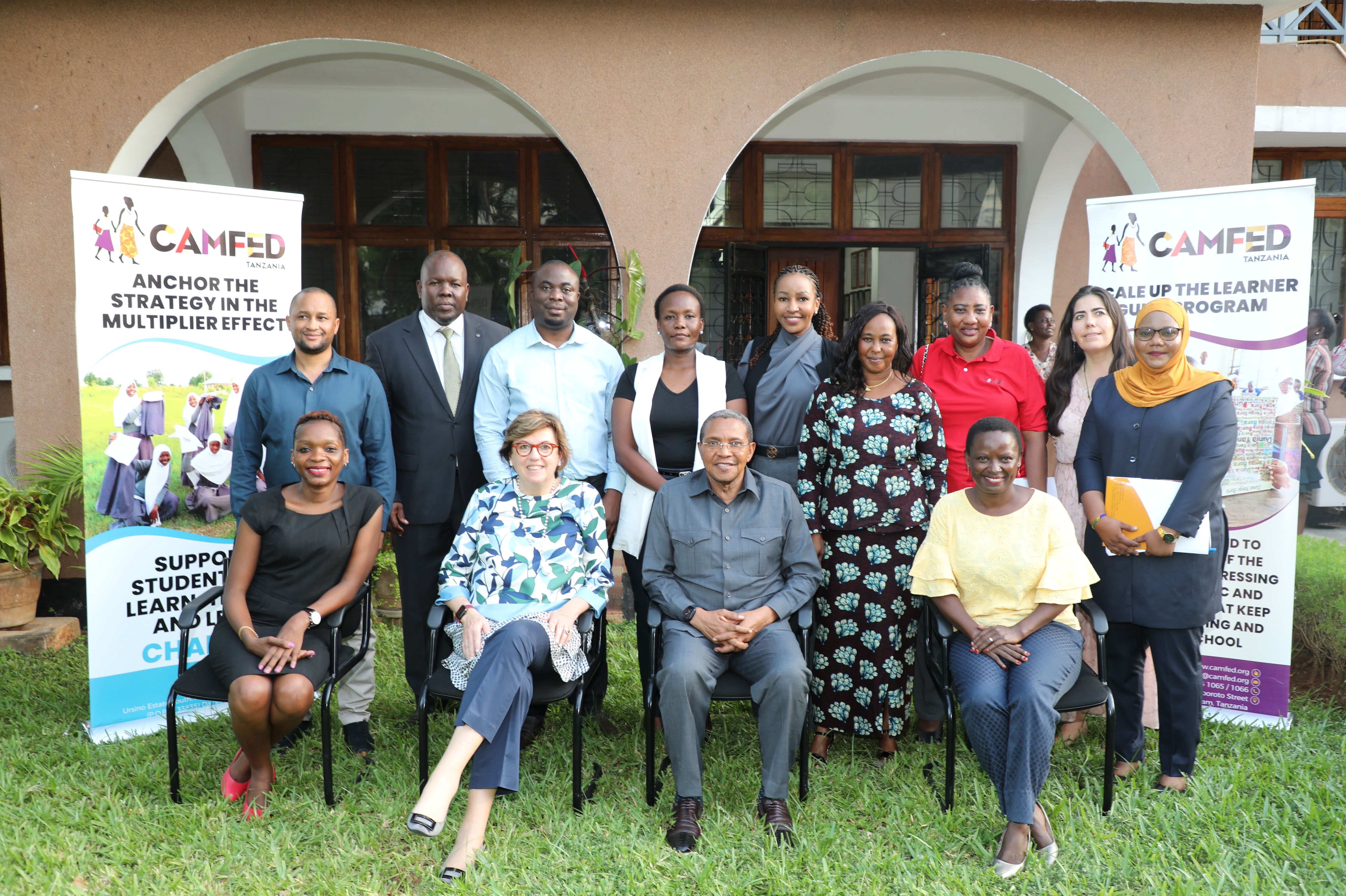 CAMFED Tanzania GPE Meeting Group Photo 29 Nov 2023